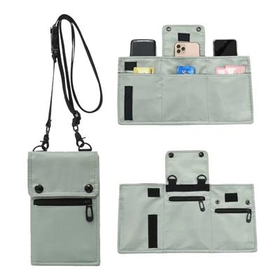 Picture of WATER RESISTANT NYLON MULTI-POCKET CROSSBODY PHONE POUCH