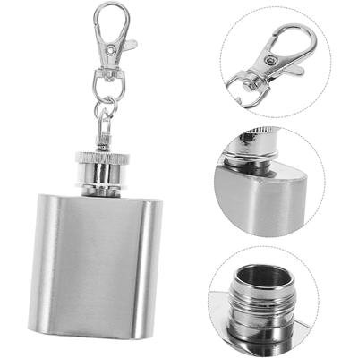 Picture of 1 OZ KEYRING CHAIN HIP FLASKS