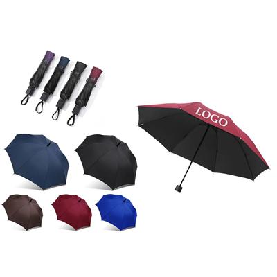 Picture of CUSTOM LOGO FOLDING SUN & RAIN UMBRELLA