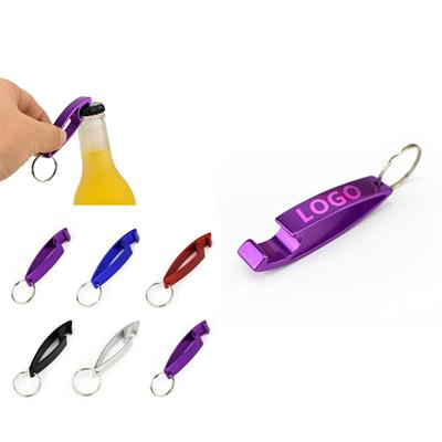 Picture of PORTABLE ALUMINUM ALLOY BOTTLE OPENER KEYRING CHAIN