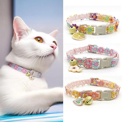 Picture of FLOWER & FRUIT PATTERNED COLORFUL PET COLLAR