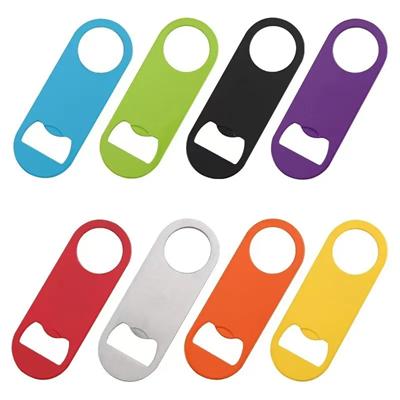 Picture of STAINLESS STEEL PORTABLE MINI FLAT MANUAL BEER BOTTLE OPENER
