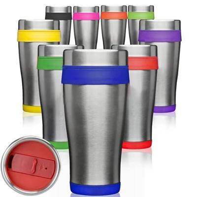 Picture of 16 OZ THERMAL INSULATED STAINLESS STEEL METAL TRAVEL MUG