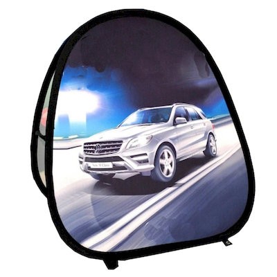 Picture of 31 1 & 2 INCH X 39 3 & 8 INCH CUSTOM POP-SCREEN VERTICAL(A-FRAME BANNERS