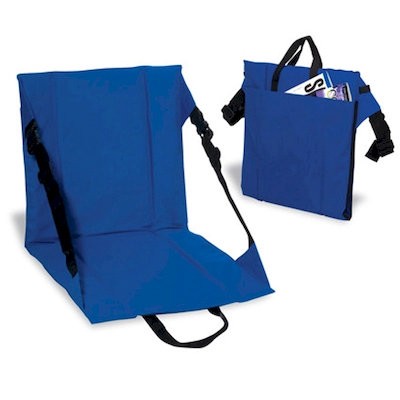 Picture of PORTABLE FOAM PADDED STADIUM CUSHION with Back Pouch