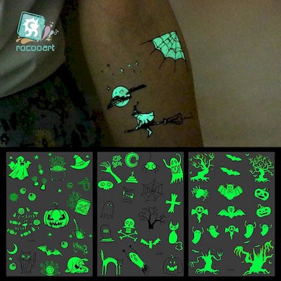 Picture of HALLOWEEN LUMINOUS TATTOO STICKER