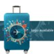 SPANDEX PRINTED LUGGAGE SUITCASE PROTECTOR COVER image 2