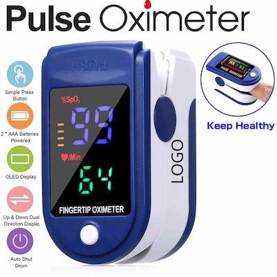Picture of FINGERTIP PULSE OXIMETER BLOOD OXYGEN MONITOR
