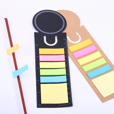 Picture of INDEX TABS-STICKY PAGE MARKERS REPOSITIONABLE with Ruler