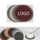 ROUND LEATHER THERMAL INSULATED DRINK COASTERS image 2