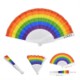 PRIDE RAINBOW FOLDING FAN image 2