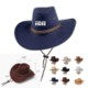 SUEDE COWBOY HAT image 2
