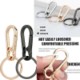 METAL KEYRING CHAIN RING CLIP image 2