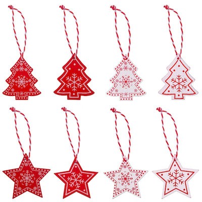 Picture of WOOD CHRISTMAS TREE PENDANT