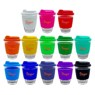 Picture of 12OZ PARTY SILICON GLASS COFFEE CUP