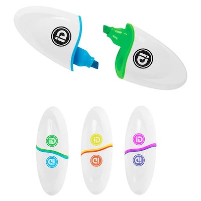 Picture of OVAL COLORED DOUBLE-ENDED HIGHLIGHTER