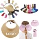 PORTABLE SUMMER SUNSHADE BEACH STRAW HAT image 2