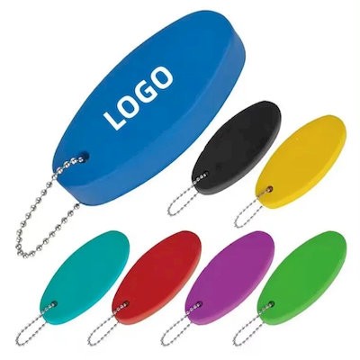 Picture of OVAL PU FLOATING KEYRING CHAIN