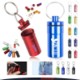 PILL BOTTLE KEYRING CHAIN image 2