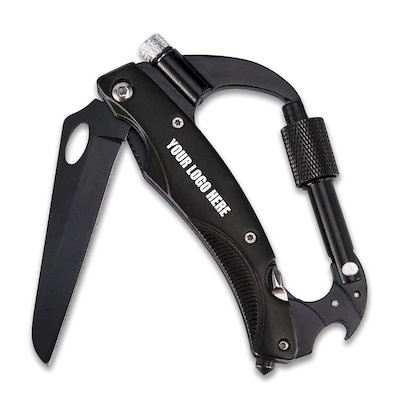 Picture of 8-IN-1 MULTI-FUNCTIONAL CLIMBING CARABINER.