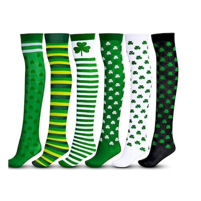 Picture of SAINT PATRICKS DAY SHAMROCK STOCKINGS