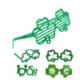 SAINT PATRICKS DAY SHAMROCK GLASSES image 2