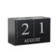 WOOD CUBE DESK TOP CALENDAR image 2