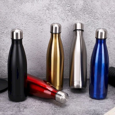 Picture of 17 OZ VACUUM WALL STAINLESS STEEL METAL COLA WATER BOTTLE TUMBLER
