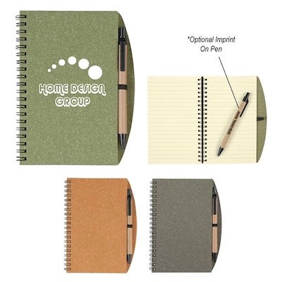 Picture of 5 INCH X 7 INCH SPIRAL NOTE BOOK & PEN