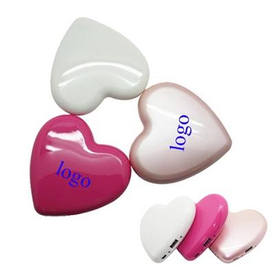 Picture of PORTABLE HEART SHAPE POWER BANK CHARGER 4000 MAH