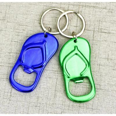 Picture of FLIP FLOP BEER BOTTLE OPENER KEYRING CHAIN