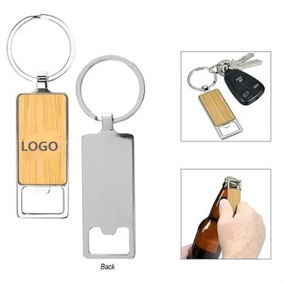 Picture of BAMBOO KEY TAG with Bottle Opener