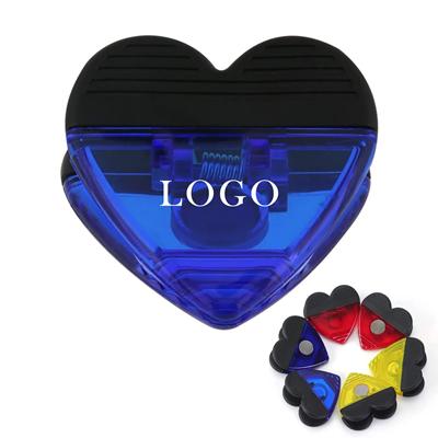 Picture of HEART-SHAPED REFRIGERATOR MAGNET CLIPS
