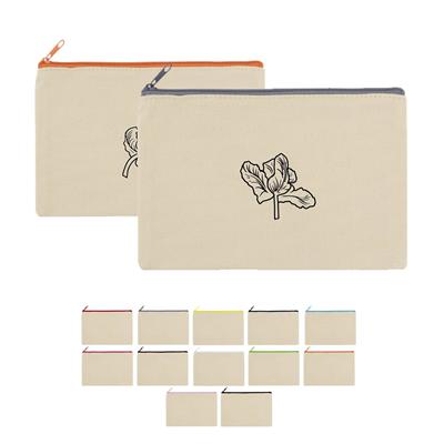 Picture of CANVAS ZIPPER MAKEUP BAG