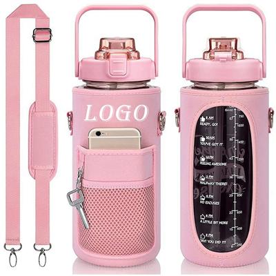 Picture of 64OZ WATER BOTTLE COVER with Strap Drink Sports Cup