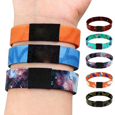 Picture of CUSTOM ELASTIC POLYESTER WRIST BAND - 5 & 8 INCH with Woven Label