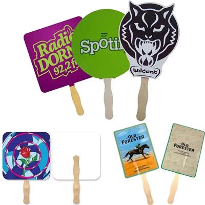 Picture of ROUNDED SQUARE SHAPE SINGLE HAND FAN