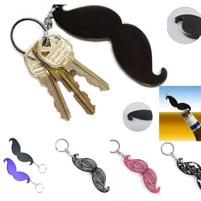 Picture of MUSTACHE KEYRING CHAIN & BOTTLE OPENER