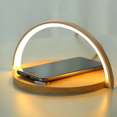 Picture of FAST QI CORDLESS CHARGER NIGHT LIGHT DESK LAMP