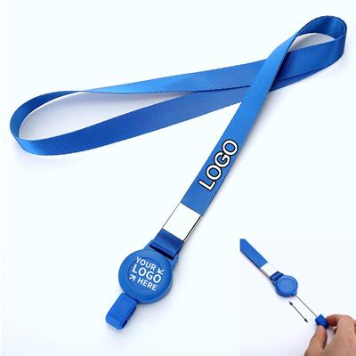 Picture of ADJUSTABLE POLYESTER LANYARD with Retractable Badge Reel Hol