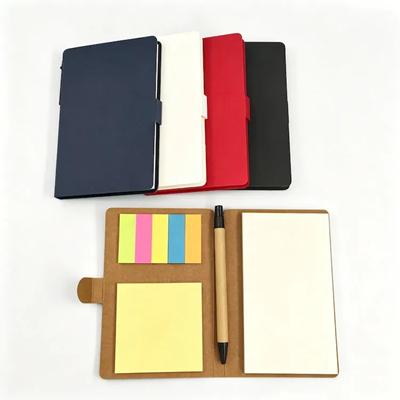 Picture of KRAFT NOTE BOOK STICKY NOTES PEN CUSTOM LOGO JOURNAL 60PGS