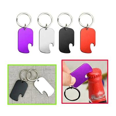 Picture of ALUMINUM KEY HOLDER KEYRING & DOG TAG with Bottle Opener