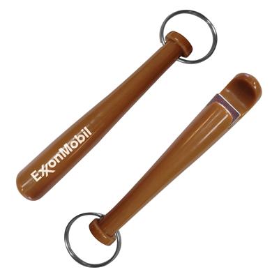 Picture of BASEBALL BAT SHAPE BOTTLE OPENER W & KEY HOLDER KEYRING