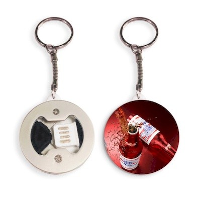 Picture of KEY CHAIN BOTTLE OPENER with Usb