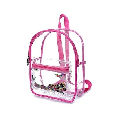 Picture of PVC CLEAR TRANSPARENT BACKPACK RUCKSACK