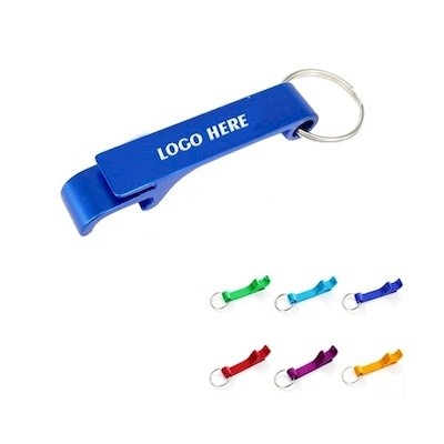 Picture of ALUMINUM BOTTLE OPENER KEYRING CHAIN