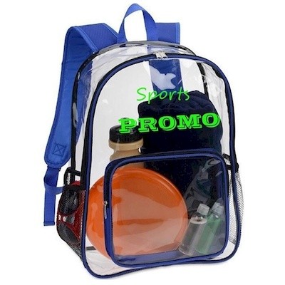 Picture of CUSTOM CLEAR TRANSPARENT BACKPACK RUCKSACK