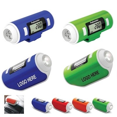 Picture of PEDOMETER with Torch & Siren.