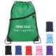 ZIPPER DRAWSTRING TOTE BAG image 2