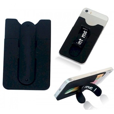 Picture of MOBILE PHONE SILICON STICKY CARD HOLDER STAND